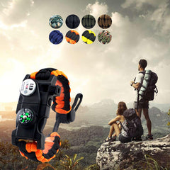 Multifunctional Paracord Survival Bracelet