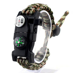 Multifunctional Paracord Survival Bracelet