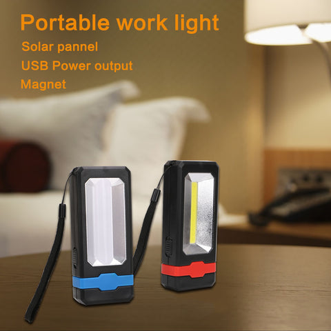 Solar Powered 2LED Camping Light