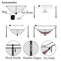 Easy Setup Mesh Hammock
