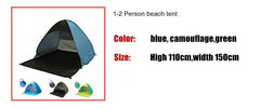 Pop Up Open Camping Tent